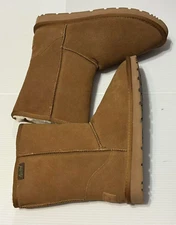 SuperLamb Women's Sheepskin 9" Ankle Boots Brown 10