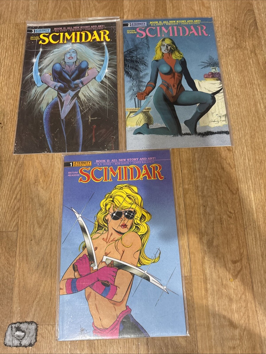 Scimidar Book II #1-3 Complete Set-Excellent Condition Vf/nm Avg