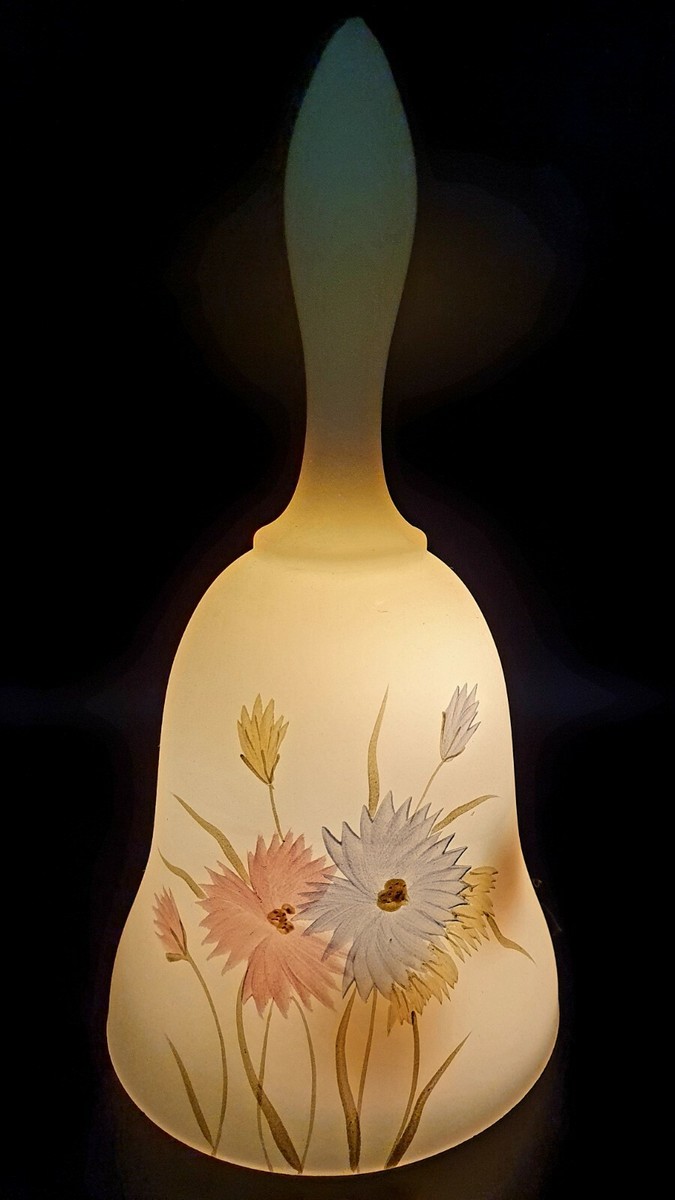 Fenton Vaseline Hand-painted