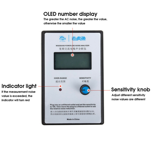 Noise tester EMI Tester Broadband AC Power Supply Ripple Analyzer 110V 220V - Picture 1 of 4