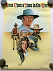 Once Upon A Time In The West 1984 Video Movie Poster - Sergio Leone - Rolled