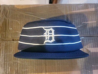DETROIT TIGERS SNAP BACK 3 Stripe Baseball Hat Vintage New Old Stock