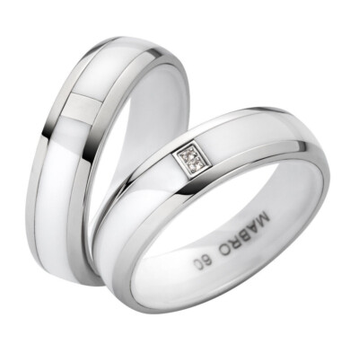 Ring Freundschaftsringe Partnerringe Verlobungsringe Ehering Edelstahl Ceramic