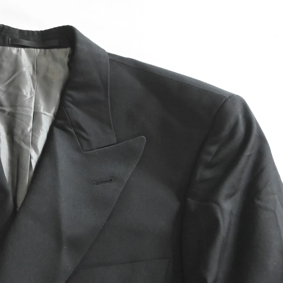 De Colección Hugo Boss 42R Negro 100% Lana Puccini Giacomo Hombres Esmoquin Esmoquin Cena Chaqueta Foto 2 de 4
