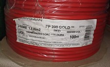 Prysmian FP200 Gold Fire Alarm Cable 1.5mm 2 Core + E 100m RED FP200 - ONLY £120