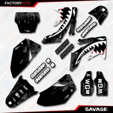 Black Savage Racing Camo Graphics Kit Fits Honda Crf250 04-05 Crf 250 Decal