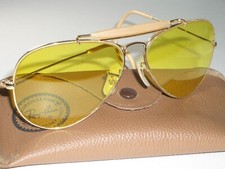 OCCHIALI DA SOLE AVIATORE ANNI 60 58 MM VINTAGE B&L RAY-BAN GEP KALICHROME OUTDOORMAN