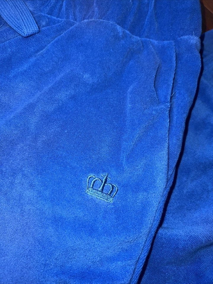 Juicy Couture PEQUEÑO Chándal Azul Real - Conjunto de Chaqueta y Pantalones de Tela Terry Foto 4 de 4