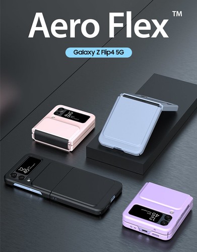 Samsung Galaxy Z FLIP 4 Full Cover Hinge Protection Case Araree Korea Aero Flex - Picture 2 of 11