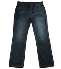 Levis 514 Jeans Mens Waterless Blue Straight Actual 39x30 Whiskers 100 Cotton