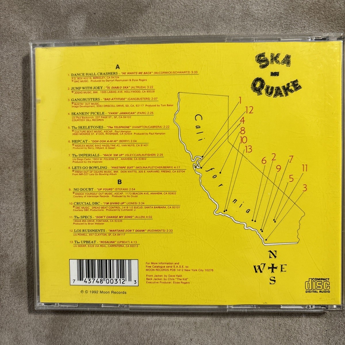 California Ska Quake - Various Artists Punk Rock Ska Music