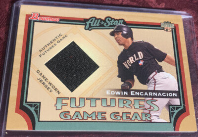 Edwin Encarnacion 2005 Bowman Draft Future's Game RC Relic Card # FGG-EE
