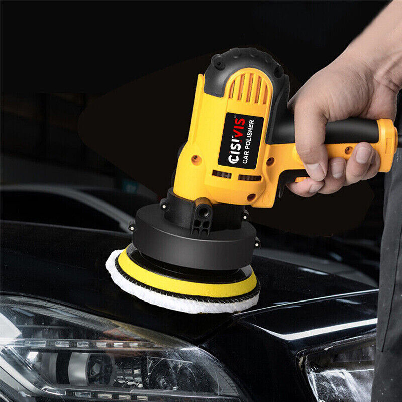 Electric Car Polisher Buffer Sander Polishing Machine 5"inch Buffing Sponge Kit
