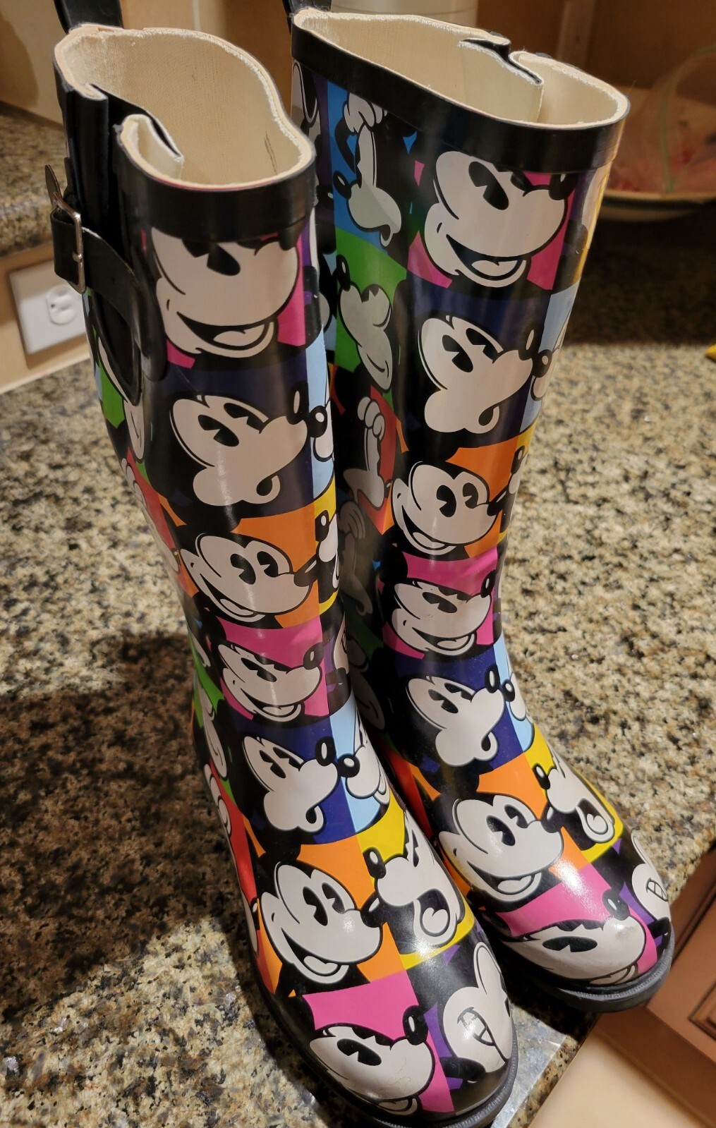 Minnie Waterproof Tall Boots Size 