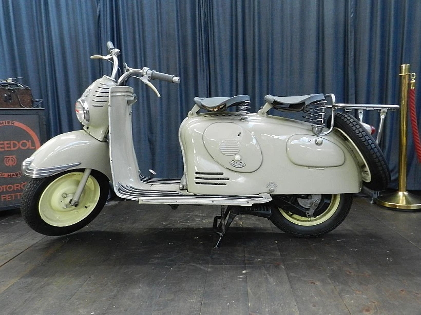 Puch RL 125 Oldtimer Roller 1953 mit österreischische Papiere Motorrad Klassiker - Bild 2 von 4