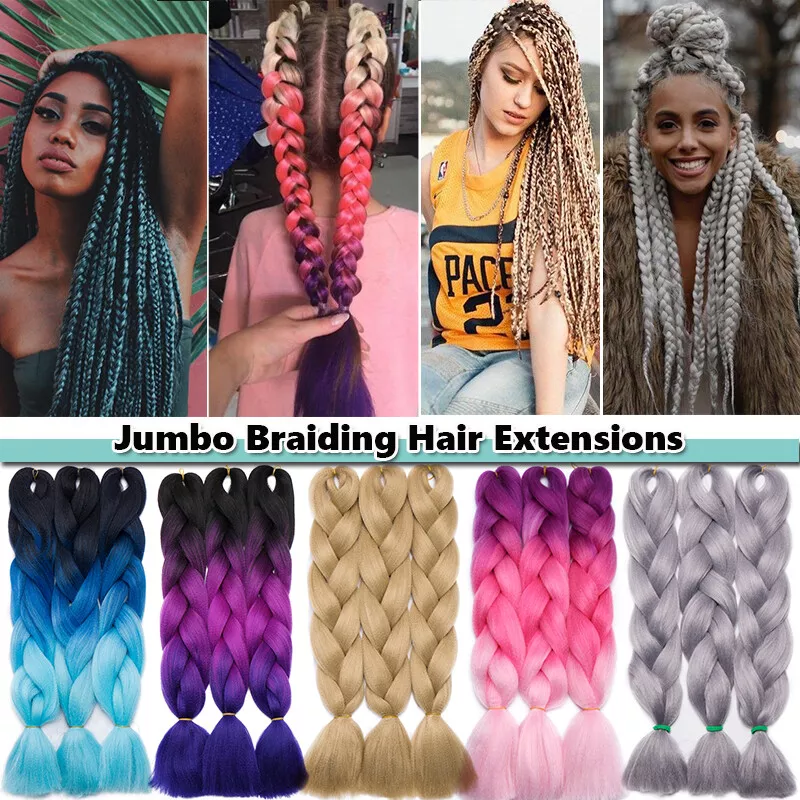 24inch jumbo braids synthetic hair extension