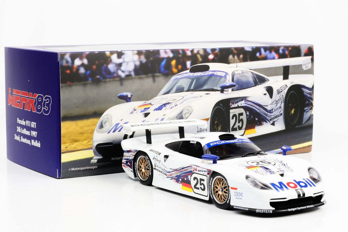 ミニカー MINICHAMPS Porsche 911 GT1 'Street' 1997 Porsche 911 GT1 Street Version 1997 in 1:43 scale by Spark