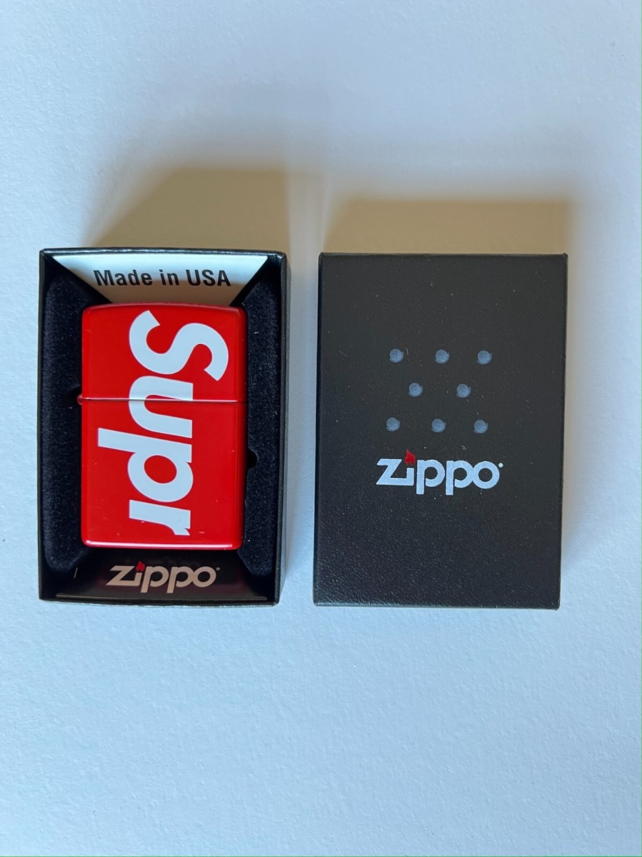 Supreme Zippoライター Made in USA Supreme Red Zippo Lighter Brand New Authentic | eBay