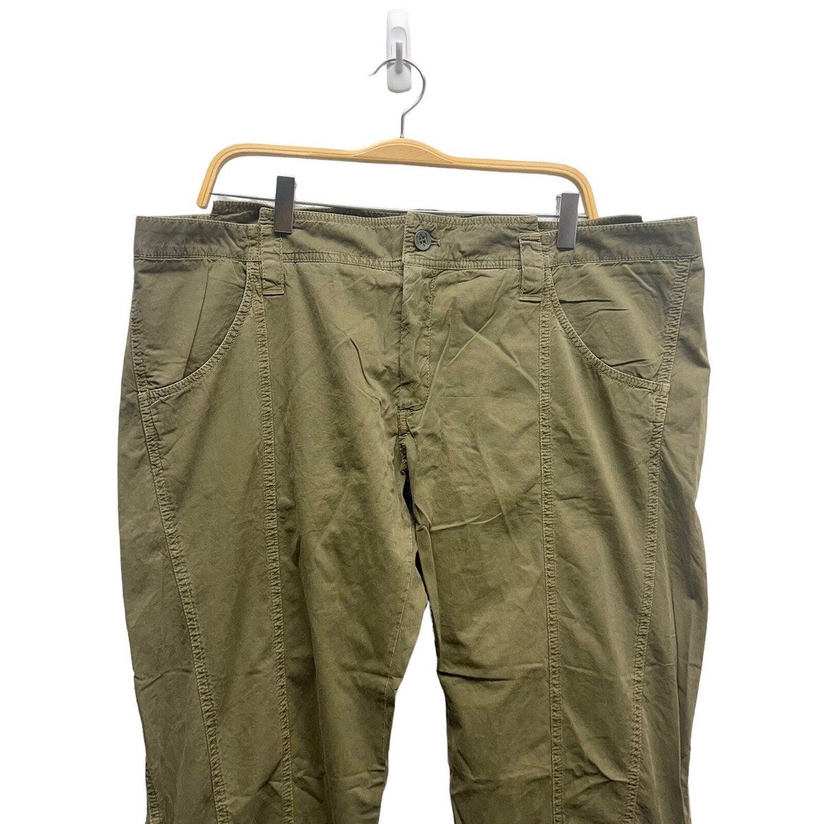 パンツ ERMANNO SCERVINO 'Yot' pants Green NWOT Ermanno Scervino Cotton Green Pants Men's Size 52 (42