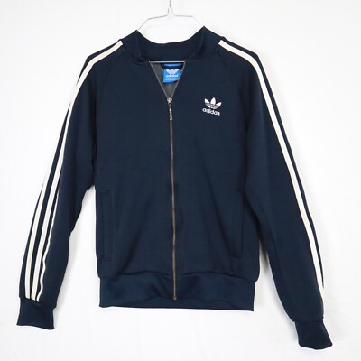 Adidas Jacket Mens Small Full Zip Activewear Track Trefoil