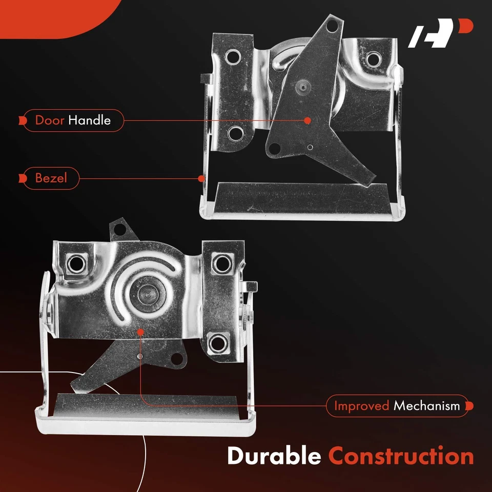 Manija de puerta trasera cromada para Ford F-100 F-150 F-250 F-350 1975 1976 1977-1979 F500 Foto 4 de 4