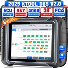 USED XTOOL D8S V2.0 Bidirectional E.CU Coding...