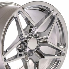 17 In Chrome Wheel Fits Firebird C4 Corvette - Cv31 C7 Zr1 Style 17x11 Rear