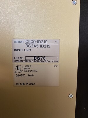 Omron C500-ID219 SYSMAC Input Modul Digitaleingang geb
