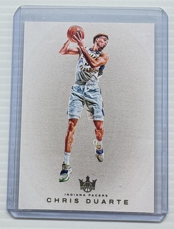2021-22 Court Kings Chris Duarte Blank Slate SSP Rookie RC #21 Indiana Pacers