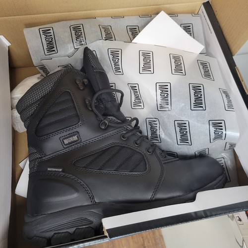 Magnum Lynx 8.0 Black Waterproof Combat Service Boots Mens Tactical Work Snow