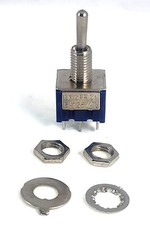4-Pack Guitar 3 Position 6-Pin DPDT ON-OFF-ON 6A 125VAC Mini Toggle Switch
