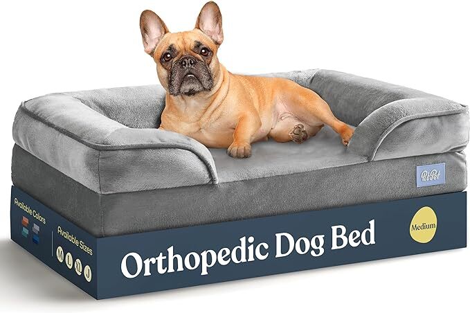Orthopedic Sofa Dog Bed - Ultra Comfortable Dog Beds for Medium Dogs Breathable