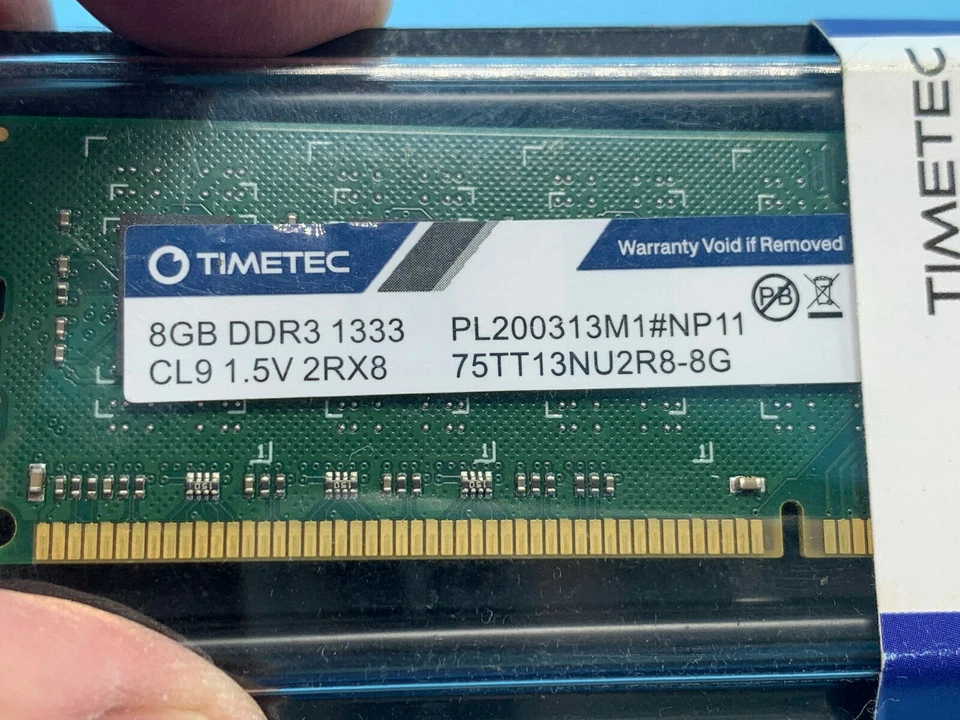 Timetec Hynix Ic 8Gb Ddr3 1333Mhz Pc3-10600 Unbuffered Non-Ecc 1.5V Cl9 2Rx8 Dua - Image 3 of 3