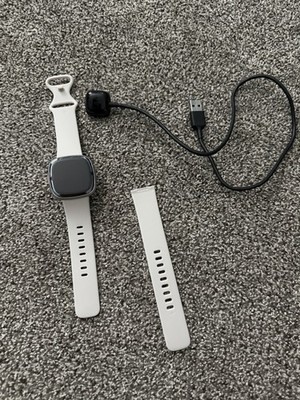 Fitbit Sense 2 Activity Tracker - Lunar White/Platinum Aluminum