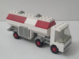 VINTAGE LEGO TOWN 554 EXXON FUEL PUMPER 100% PARTS COMPLETE MANUAL STICKERS EUC