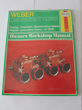 Weber Carburetors Up To 1979 Owners Workshop Manual By Haynes Nos