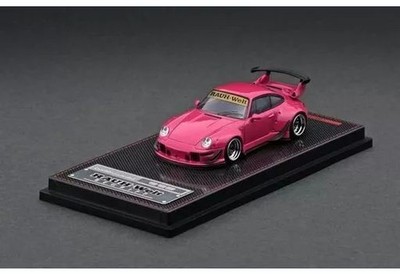 Ignition Model IG2153 RWB 993 1/64 Scale Pink Mini Car Used