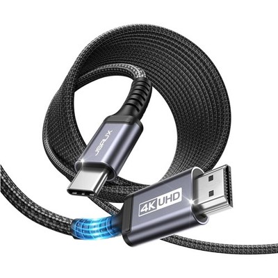 USB C auf HDMI Kabel 5M, USB Typ C zu HDMI 4K@60Hz kompatibel mit 4K@30Hz UHD