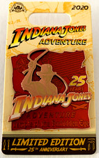 Indiana Jones Adventure Disney Attraction & Ride Pins (1968-Now