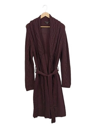DAVID MEISTER Cardigan Damen Jacke Gr. DE 38 brombeerrot Casual-Look