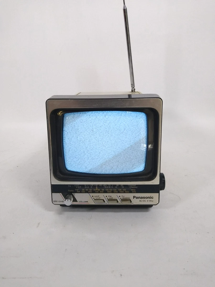 RARE Téléviseur Portable Vintage ATLANTA 7052 UHF/VHF Fonctionne - Japon