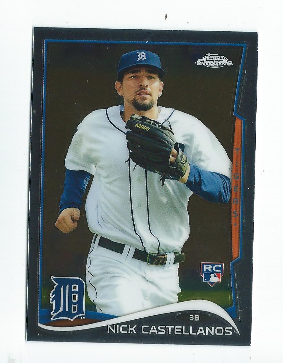 2014 Topps Chrome #4 Nick Castellanos RC Rookie Tigers Reds Phillies