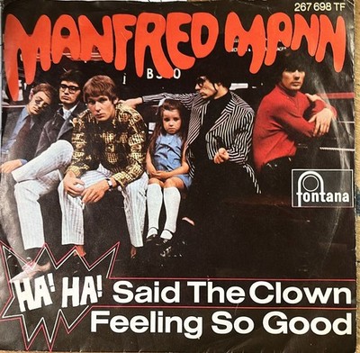 Manfred Mann: Ha Ha Said The Clown ,  7''  von 1967