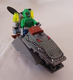 Lego 7780 BATMAN The Batboat HUNT FOR KILLER CROC w/Manual 2006 Very Rare