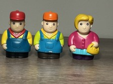 Battat Big Red Barn 2 Farmer Figures 1 Female - Replacement People Set Of 3