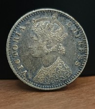 1889 India 1/4 Rupee