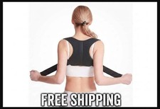 Posture Corrector men Support Back Shoulder Pro Brace Belt Adjustable women Kids