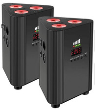 OPPSK Rechargeable Wireless LED Par Lights DJ...