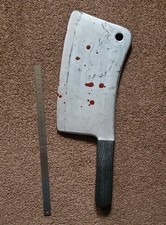 Piękny tasak "Krwawy", plastikowy (halloween / fantazyjna sukienka 