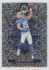 2024 Panini Mosaic Rookies No Huddle Silver Prizm Ladd McConkey #334 Rookie RC